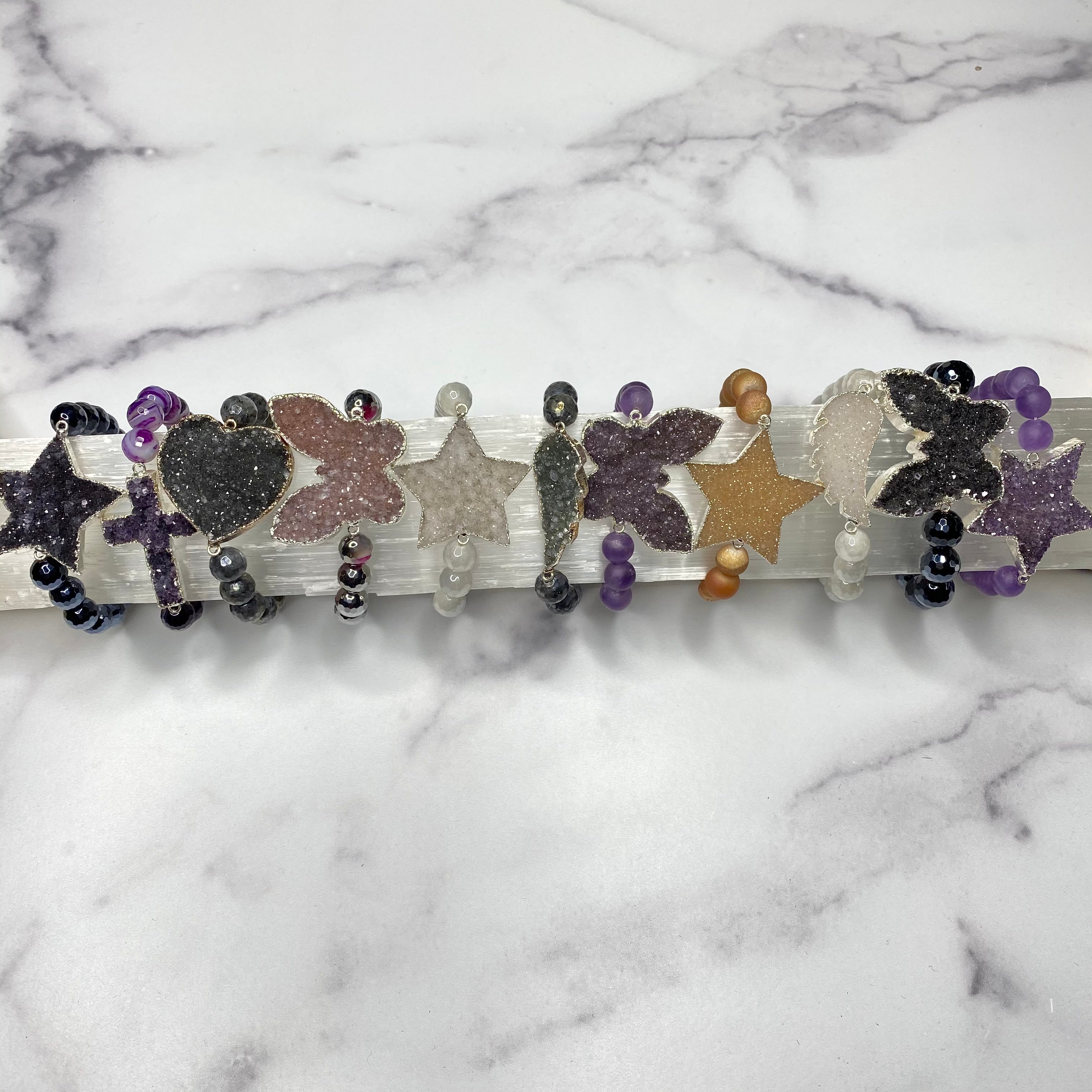 CHUNKY DRUZY BRACELETS