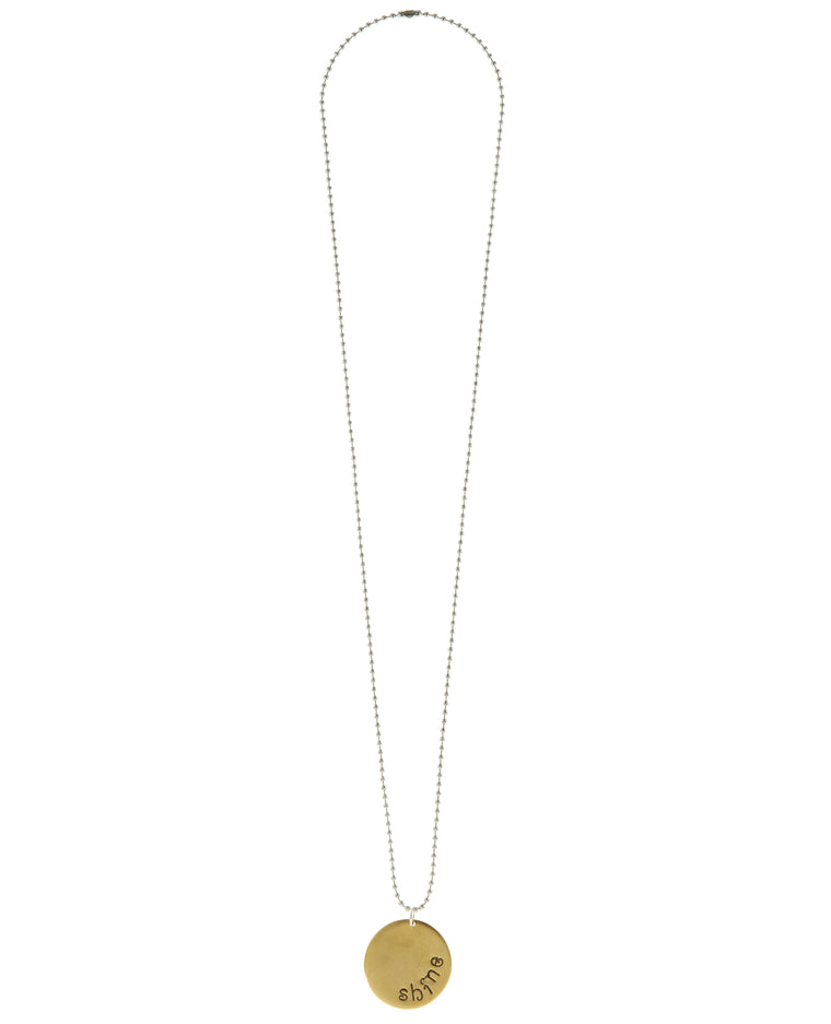 Round Inspirational Charm Necklace NEW