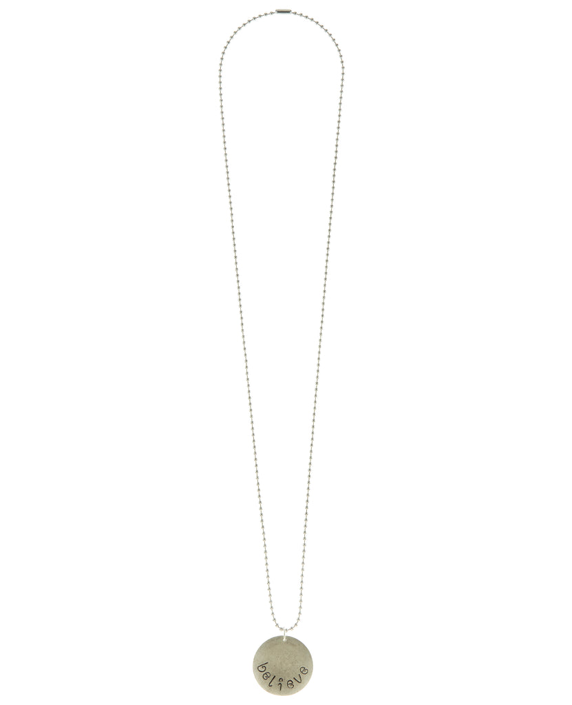 Round Inspirational Charm Necklace NEW