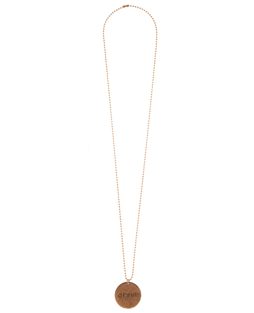 Round Inspirational Charm Necklace NEW