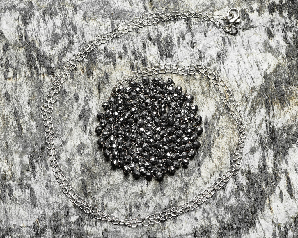 Sterling Silver Sparkle Swarovski Crystal Woven Round Pendant Necklace