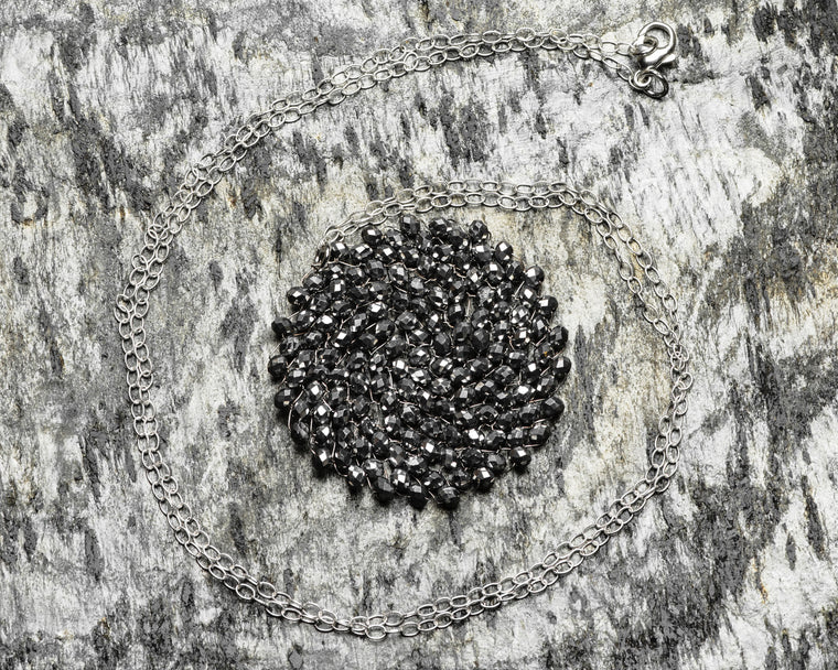 Sterling Silver Sparkle Swarovski Crystal Woven Round Pendant Necklace