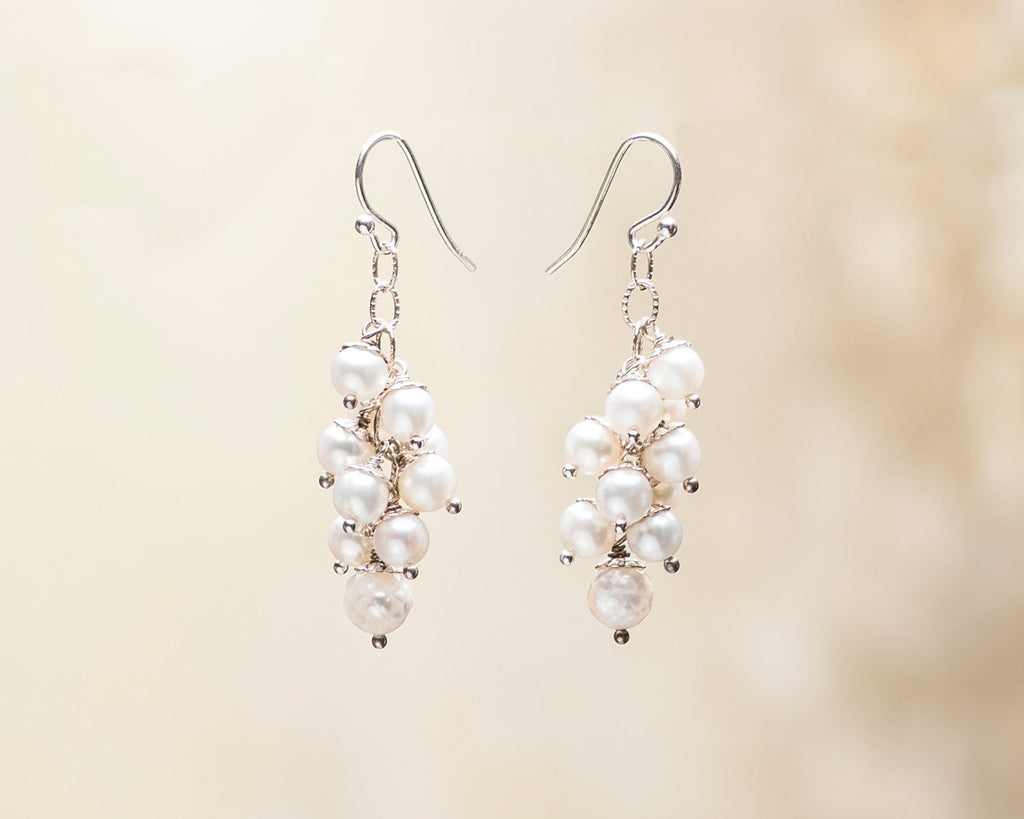 Multi-Drop Pearl Earrings NEW