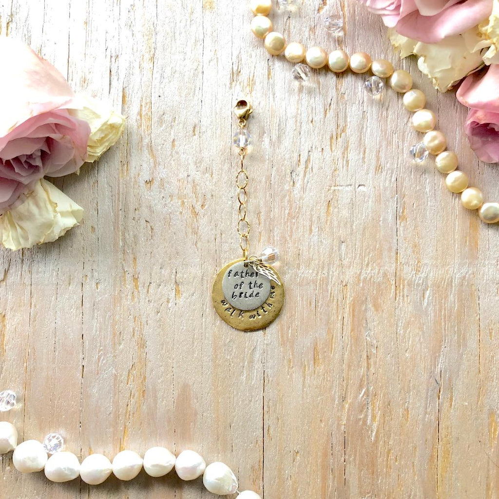 Bridal Bouquet HONOR Long Drop Charm - Bridal